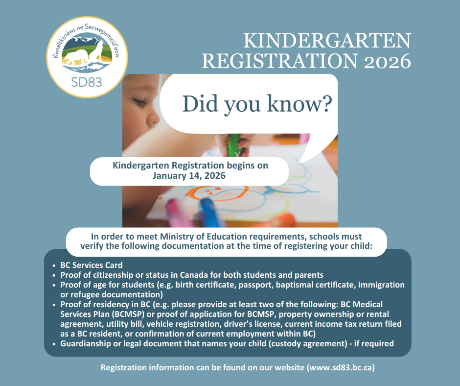 Kindergarten registration School Website